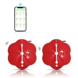 Petals Lotion Clip APP Masajeador de estimulación mamaria femenina Accesorios para juegos de rol - Product Image 1