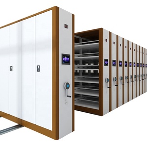 Customized Movable Electric Intelligent Library Mobile Compact Shelving Mobile Shelf Storage System Dense Frame - Product Image 1