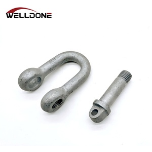 BS3032 Rèn Mạ Kẽm Mạ Kẽm Nhỏ Lớn <span class=keywords><strong>Dee</strong></span> D Loại Còng Với Vít Pin - Product Image 3