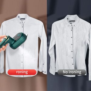 Mini <span class=keywords><strong>Plancha</strong></span> <span class=keywords><strong>de</strong></span> Vapor Portátil, Vaporizador <span class=keywords><strong>de</strong></span> <span class=keywords><strong>Ropa</strong></span>, <span class=keywords><strong>Plancha</strong></span> <span class=keywords><strong>de</strong></span> Vapor Micro <span class=keywords><strong>para</strong></span> Prendas, Planchado en Seco y Húmedo, Ligera y Fácil <span class=keywords><strong>de</strong></span> Transportar <span class=keywords><strong>para</strong></span> Viajes - Product Image 4