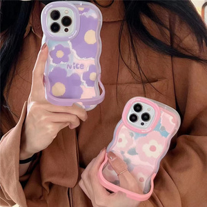 Funda cuadrada con flores <span class=keywords><strong>para</strong></span> teléfono móvil, carcasa trasera <span class=keywords><strong>para</strong></span> <span class=keywords><strong>iPhone</strong></span> 14 pro max 13 12 Pro Max 11 <span class=keywords><strong>XR</strong></span> 7 8 - Product Image 3