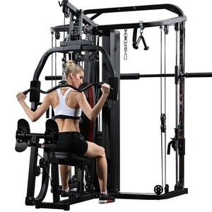 Attrezzatura Fitness Multifunzionale Unisex JX-DZ305, Macchina per Allenamento Completo in Acciaio, Macchina Smith per Esercizi - Product Image 2