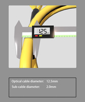 Soudeuse Optique FTTH SC-SC Fan-out Câble Multi Core 12 Core Fiber Optique Patch Cordon