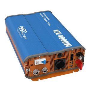 Onduleur de puissance à onde sinusoïdale pure GSP 4000W avec chargeur, 12V CC vers 110V/220V CA monophasé, pour voiture, camion, camping-car, alimentation de secours domestique - Product Image 4