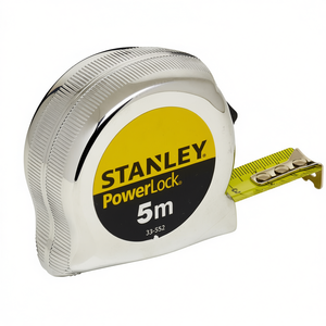 Stanley PowerLock Tape Measure 5m Steel Blade Measuring <b>Tool</b> - Product Image 2