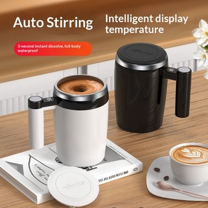 Garrafa Térmica para Café, Recargable, con Agitación Magnética Eléctrica, Portátil, para Uso Doméstico, Aislamiento Térmico de 12-24 <span class=keywords><strong>Horas</strong></span>, Moderna - Product Image 1