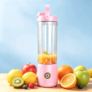   Mixeur Portable Électrique 550ml avec 6 Lames en Acier Inoxydable Rechargeable pour Shakes, Smoothies et Milkshakes aux Fruits - Product Image 1