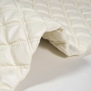 Korean Viral Bubble Grid <strong>PU</strong> <strong>Leather</strong> - Cloud Bag Material with Puffy Effect, Skin-Friendly &amp; Soft for Luggage &amp; Bags - Product Image 6