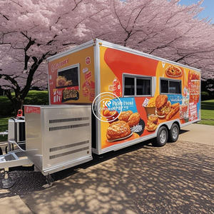 Carritos de Comida Móviles con Certificado CE 2025, Remolque de Comida Rápida para Venta, Camión de Pizza y Helados de China, Servicio de Catering - Product Image 4