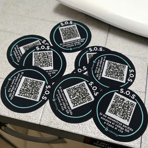 Etiqueta de Control de Acceso Mini GSC para Lavandería, 13.56MHz, Tejida, Código QR Variable, Lavable, NFC, Impresión de Logotipo Personalizada, Ideal para Regalo - Product Image 4