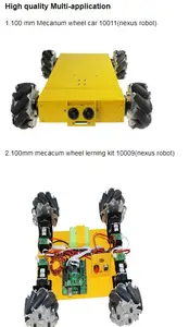 14162 Heavy duty 100mm AGV mecanum wheel base heavy duty mecanum wheel robot