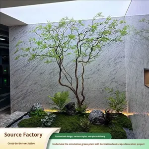 Искусственные листья клена и баньяна премиум-класса, сухоцветы, экологичные, долговечные, для декора окон внутри и снаружи помещений - Product Image 4