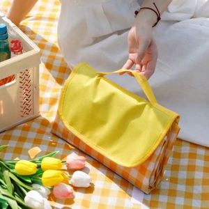 Convenient Sand-Proof Waterproof <b>Picnic</b> Mat - Moisture-Proof Durable <b>Blanket</b> Lightweight Easy-to-Carry Camping Promotion Gift - Product Image 1