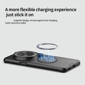 Pour Huawei Mate <span class=keywords><strong>70</strong></span> Pro + / <span class=keywords><strong>70</strong></span> Pro / Mate <span class=keywords><strong>70</strong></span> Nillkin CamShield Prop étui magnétique pliable caméra Protection support support couverture - Product Image 3