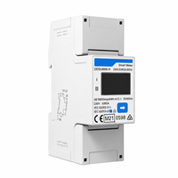 Compteur d'énergie triphasé 3*CT Sensor Bidirectionnel avec communication 9600bps, compteur numérique d'énergie en Watt-heure pour système solaire photovoltaïque