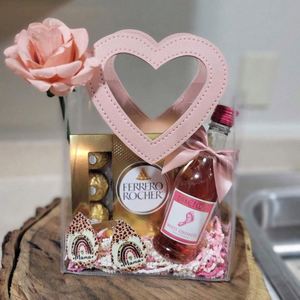 Sac cadeau en PVC transparent avec poignée en forme de cœur, sac fourre-tout pour mariage, sac souvenir pour la Saint-Valentin, anniversaire, demoiselle d'honneur, sac à main transparent - Product Image 3