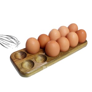 Independent Brands Wooden Egg Tray 6 Holes Freshness Preservation <b>Kitchen</b> Storage For Eggs And Duck Eggs - Product Image 5