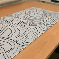 Tapis de souris de jeu en caoutchouc naturel personnalisé avec repose-poignet, design de dessin animé - Stock en gros disponible