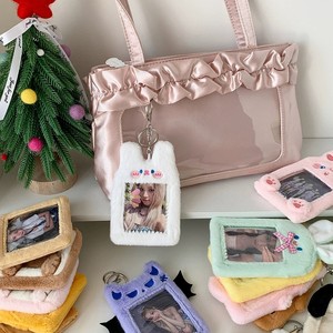 Llavero de Peluche Kawaii de 3 Pulgadas con Foto de Kpop, Lindo Mini Peluche de Dibujos Animados, Pingüino, Oso, Conejo, Porta Tarjetas - Product Image 4