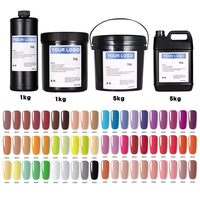 Kit de vernis à ongles UV en gel 60 couleurs, 15 ml, avec logo OEM, pour vente en gros