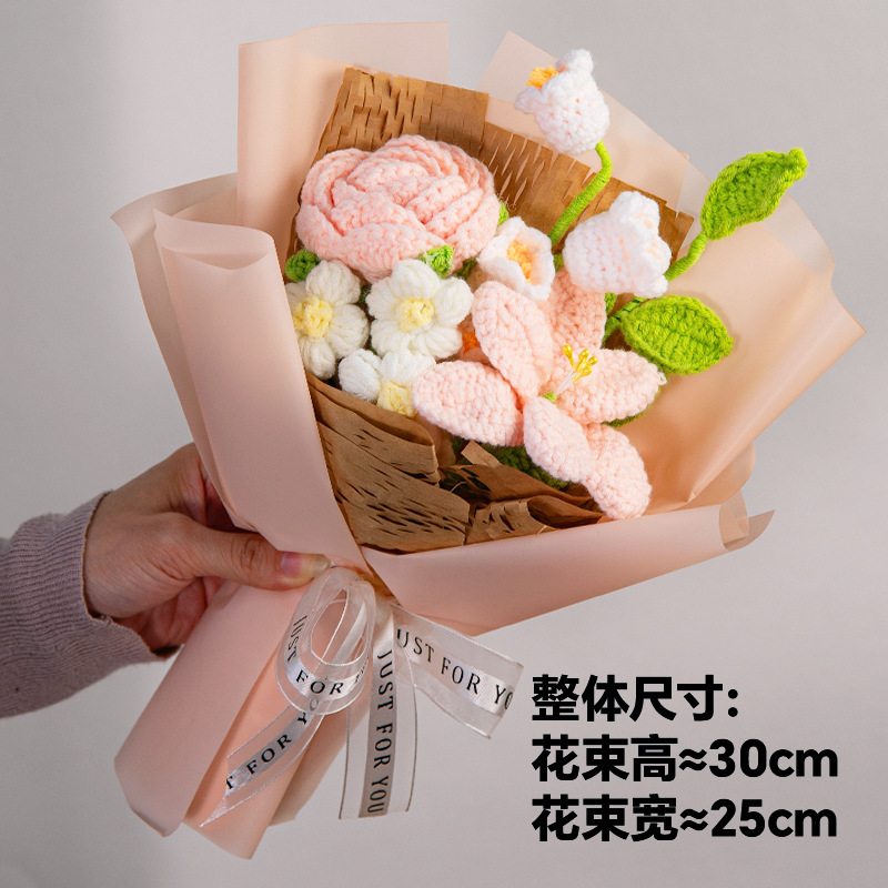Rose lily small bouquet-skin tone
