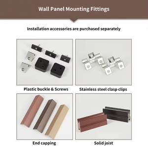 Pannelli da Parete Moderni in WPC Ignifughi e Insonorizzati per Esterni e Interni <span class=keywords><strong>Rivestimento</strong></span> Decorativo in Composito di Legno e Plastica - Product Image 5