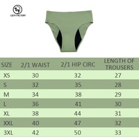 Leeyi OEM femmes période sous-vêtements menstruels absorbant rapide absorption imperméable Culotte 4 couches Menstruelle femmes période culotte