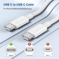 Kabel Data Pd Usb tipe-c, kabel pengisian daya cepat, kabel Data tipe-c, kabel Pd tipe-c, kabel Data Premium 1m 2m 3m 60w, 3A Pd Usb tipe-c untuk pengisian daya ponsel