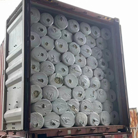Manta de Lana de Roca Térmica con Revestimiento de Aluminio ASTM E84 ULC A1 R13/R19 50-100mm para Aislamiento de Techos y Edificios HVAC