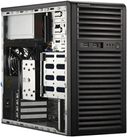 슈퍼마이크로 AS-3015A-I-7600X-16-960 미니 타워 서버 시스템 6 코어/12 스레드 16GB DDR5-4800 AMD Ryzen 5 7600X 프로세서 재고