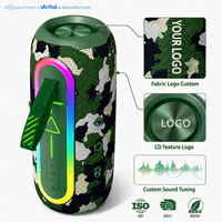 Altavoces Portátiles con Diseño Personalizable, Molde Privado, Carcasa Resistente al Agua, Controlador de Sonido Potente, Lector USB, Conexión BT Estable, para Regalo Premium