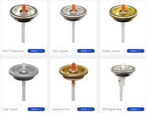 Buse de remplissage de valve aérosol en aluminium, pulvérisateur à pompe, laque dorée, coupelle de montage hautement roulée, résistant aux fuites, capuchon recyclable - Product Image 6