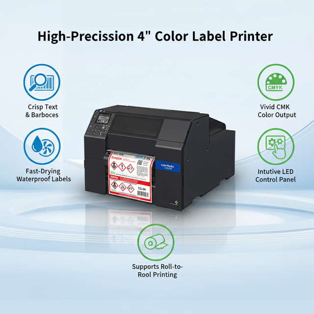 CW-C6030A 4 Inch Color Printer Desktop Color Industrial Label Printer Auto Cutter CW-C6030P CW-C6000A for Logistic Manufact