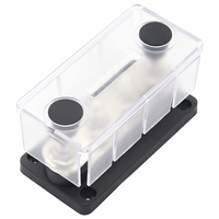 Barre de distribution de courant élevé 300A 12-48V CC avec 4 goujons M8 en acier inoxydable pour VR, marine, solaire