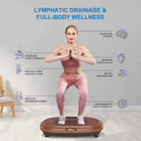 Machine à vibrations électromagnétiques avec panneau de commande LED pour usage domestique, portable, favorise la circulation sanguine