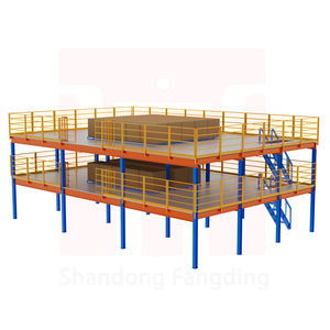 פלטפורמת אחסון רב-מפלסית במחסן, מבנה פלדה בהתאמה אישית במחיר מפעל, בעלת תקן CE/ISO9001,  עמידה במיוחד. - Product Image 5