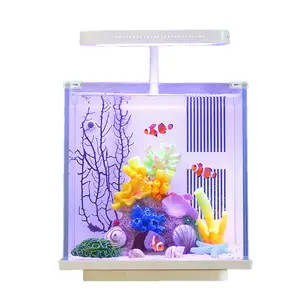 Fabriek Groothandel Glas Aquarium Smart Desktop Ecologisch Aquarium