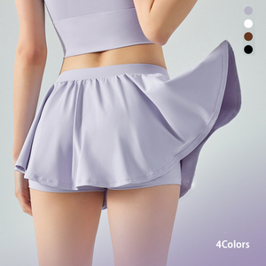 Anpassbarer Blickdichter Plissierter Rock für Damen Aktive Fitness Sport- & Tennisbekleidung Optimal für Erwachsene - Product Image 1