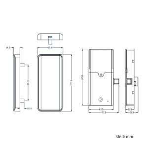 Smart Intelligent TTLOCK App Rfid Fingerprint Electronic <strong>Cabinet</strong> <strong>Lock</strong> <strong>Cabinet</strong> <strong>Lock</strong> By App - Product Image 5