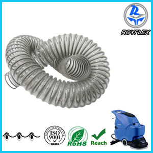 Manguera de PVC Flexible y Duradera de 25mm-75mm, Ligera y Personalizada, con Alambre de Acero, para <span class=keywords><strong>Aspiradora</strong></span>, Recolección de Polvo - Product Image 3