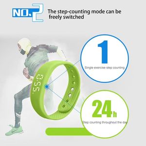 Alarm Watch Alarm Bracelet <b>Digital</b> Watch With Alarm Vibrating Alarm <b>Clock</b> <b>Digital</b> Watch Silent Vibration WakeUp Wristband - Product Image 3