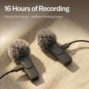 Micrófono Profesional de Solapa Inalámbrico con Receptor para Grabación de Video, Entrevistas y Videos - Product Image 4