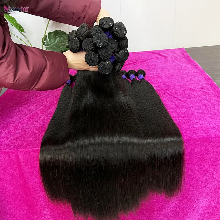 100% Rambut Manusia 100 Rambut Remy Perawan Vietnam, Pabrik Vendor Rambut Manusia Asli Vietnam Di Vietnam, Jalinan Rambut Mentah Vietnam