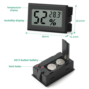LCD Digital de Umidade Temperatura Interior Higrômetro MeterThermometer - Product Image 6