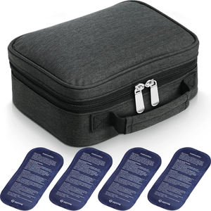 Enfermera médico botiquín de primeros auxilios enfriador de <span class=keywords><strong>insulina</strong></span> portátil caja de refrigeración de <span class=keywords><strong>insulina</strong></span> bolsa de mano médica enfriador de <span class=keywords><strong>insulina</strong></span> caja de almacenamiento de viaje - Product Image 1