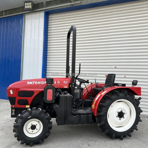 Traktor Roda 4WD Mesin Diesel 70HP Internasional, Penjualan Terlaris 2025, dengan Pemuat Depan dan Backhoe |   Bersertifikat CE |   Penggunaan Pertanian - Product Image 1