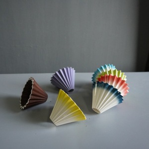 Filtre en céramique, tasse filtrante à café artisanale, tasse filtrante conique <span class=keywords><strong>Origami</strong></span> brillante, filtre goutte à goutte à entonnoir fait <span class=keywords><strong>maison</strong></span> - Product Image 5