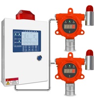 Monitor de Gas Combustible Industrial con Pantalla LCD para Montaje en Pared, para Etanol (C2H5OH) y Hidrógeno (H2) en Gasolineras