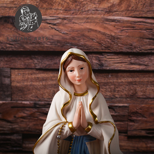 15 pouces Catholique <span class=keywords><strong>Notre</strong></span> <span class=keywords><strong>Dame</strong></span> <span class=keywords><strong>de</strong></span> <span class=keywords><strong>Lourdes</strong></span> Statue Résine Sculpture Décoration <span class=keywords><strong>Notre</strong></span> <span class=keywords><strong>Dame</strong></span> <span class=keywords><strong>de</strong></span> <span class=keywords><strong>Lourdes</strong></span> sur Pierre Figurine Cadeau Religieux - Product Image 4