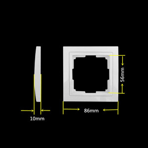 OEM nhà máy tường chuyển đổi ổ cắm EU tiêu chuẩn duy nhất Matte đen nhựa 2 cửa hàng 16A Đánh giá hiện tại 10-năm bảo hành - Product Image 5